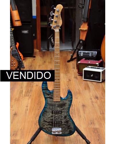 Sadowsky MetroLine 21 Fret 4 JJ Ltd 2020 Whale Blue Transparent Satin